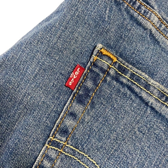 Levi’s 541 Athletic Taper Stretch Distressed Jeans Blue - Picture 9 of 13